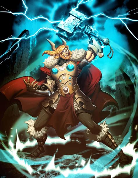 Thor, dios del trueno - Mitología nórdica - Mitologías del mundo