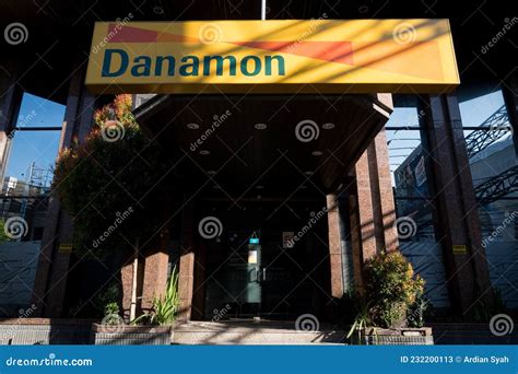 Bank Danamon Signage in Bandung. Editorial Stock Photo - Image of design, indonesia: 232200113