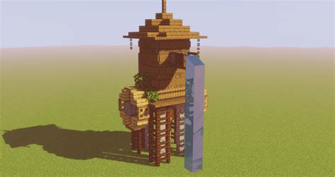 My water tower design! : r/Minecraft