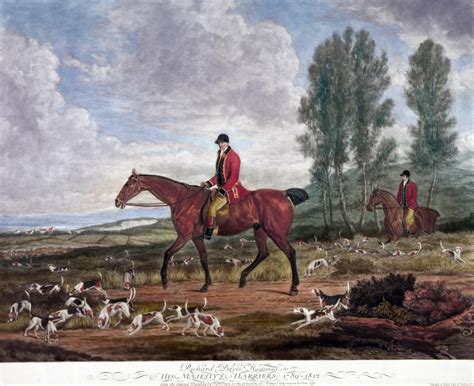 Fox Hunting Painting Free Stock Photo - Public Domain Pictures