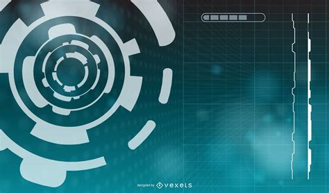 Abstract Modern Tech Background Vector Download