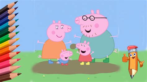 How To Draw Peppa Pig Is Family