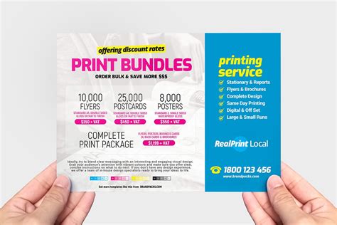 Print Shop Flyer Template - PSD, Ai & Vector - BrandPacks