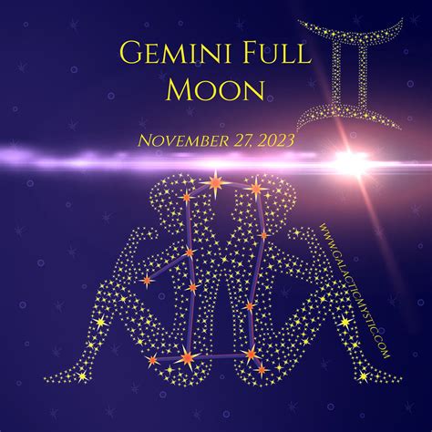 Gemini Full Moon - November 27, 2023 – Galactic Mystic