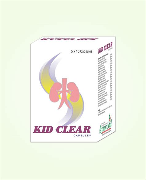 Ayurvedic Herbal Kidney Stone Removal Treatment, Kid Clear Capsules