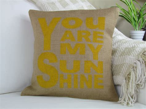 You Are My Sunshine Pillow Nursery Pillow Decorative Pillow