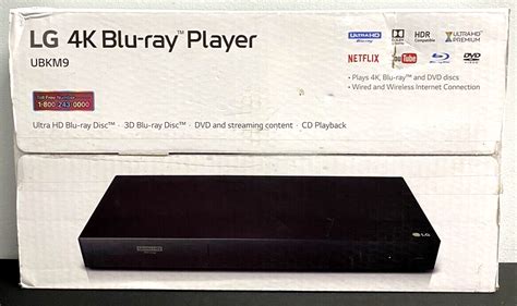 LG ULTRA HD 4K/3D BLU-RAY PLAYER UBKM9 - NEW! 719192629004 | eBay