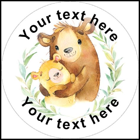 144 Personalised Bear Hug 30mm Reward Stickers for Teachers - Etsy