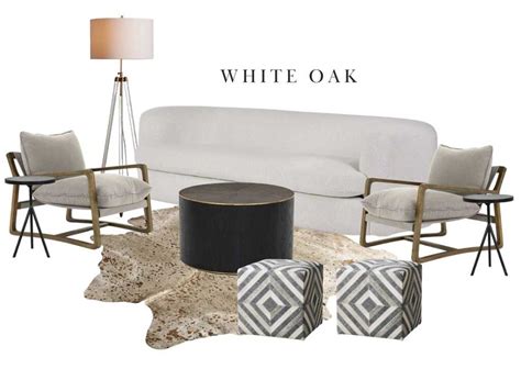 White Oak Furniture Collection | All Out Event Rental