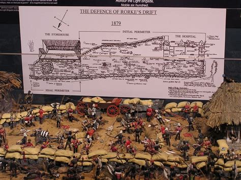 666 - A fine scale model diorama of the defence of Rorke's Drift depi... Zulu Warrior, Diy ...