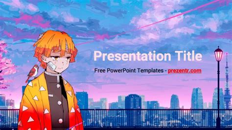 Free Anime PowerPoint Template - Prezentr Google Slides