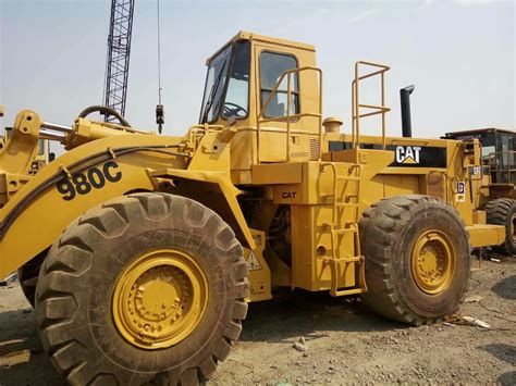 Caterpillar 980C CAT Wheel Loader 4cbm Bucket Capacity With 4 Forward Gears