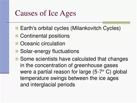 PPT - Causes of Ice Ages PowerPoint Presentation, free download - ID:5358762