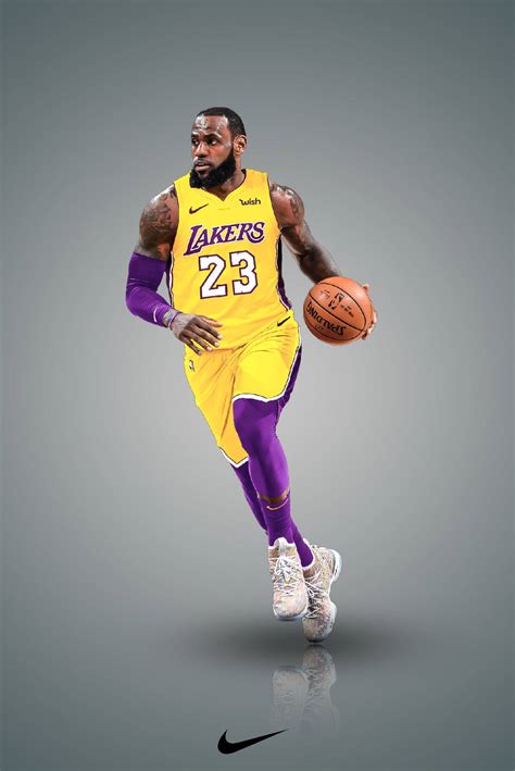 Download Lebron James Lakers 23 Wallpaper | Wallpapers.com