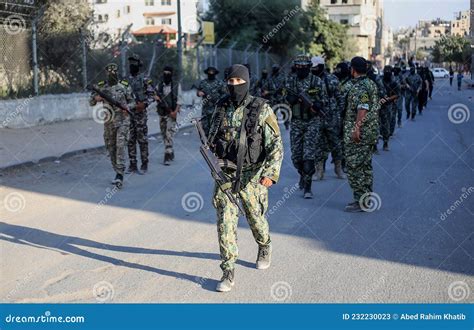 Members Of Al-Quds Brigade, The Military Wing Of The Islamic Jihad ...