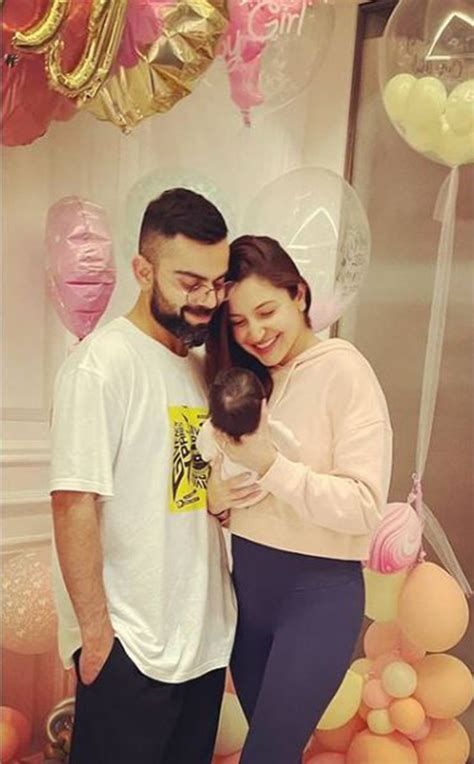 Anushka Sharma, Virat Kohli debut their daughter on Instagram, reveal ...