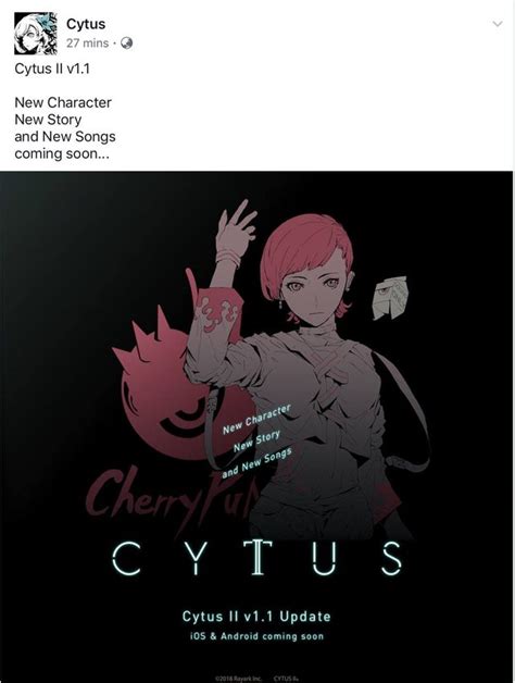 New character in Cytus 2 revealed : Cytus