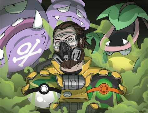 Apex Legends with their Pokémon: Caustic : r/apexlegends