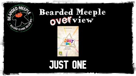 Just One : Game Review - YouTube