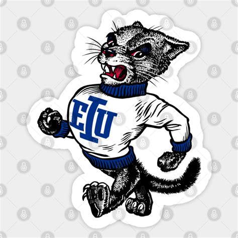 Vintage Eastern Illinois University Panthers Mascot Logo - Easter Illinois - Sticker | TeePublic