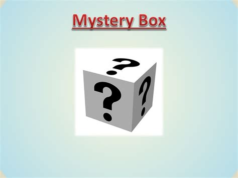 The Mystery Box Powerpoint game! | Teaching Resources