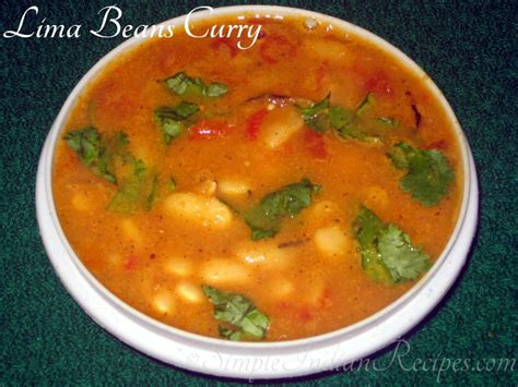 Lima Beans Curry - Butter Beans Curry | Simple Indian Recipes