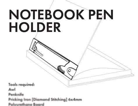 Notebook Pen Holder