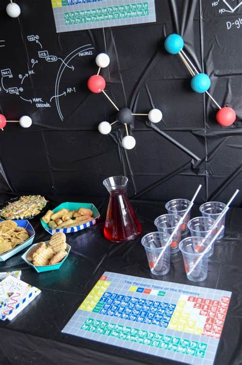 Science Themed Graduation Party Decorations | Science party, Diy science, Science birthday