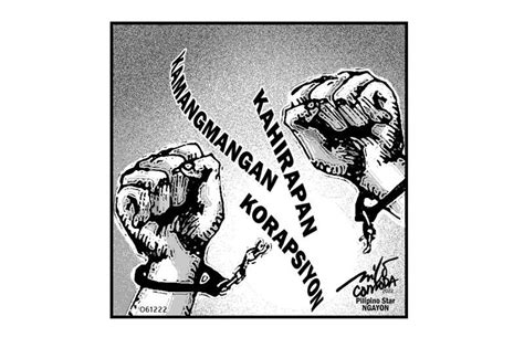 EDITORIAL CARTOONS | OPINIONS: Palayain sa kahirapan, kamangmangan at korapsiyon | Mga katangian ...