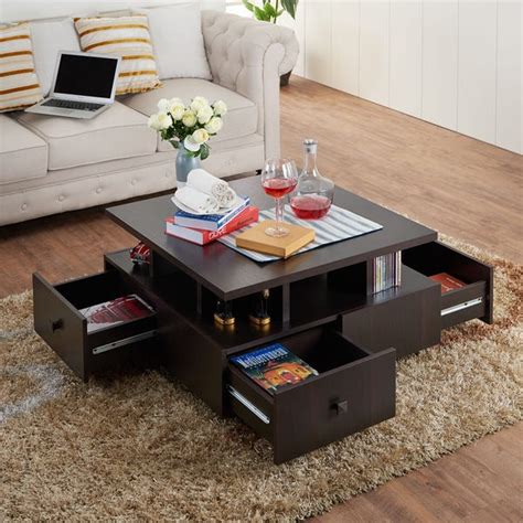 Espresso coffee table - Alhamdwood