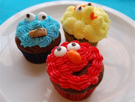 Chef Mommy: Sesame Street Cupcakes