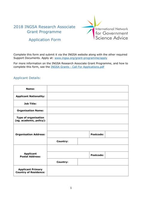 12+ Grant Application Form Templates - PDF, Docs, Pages, Google Docs ...