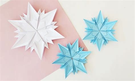 How to Fold an Origami Snowflake (Easy Instructions + Video)