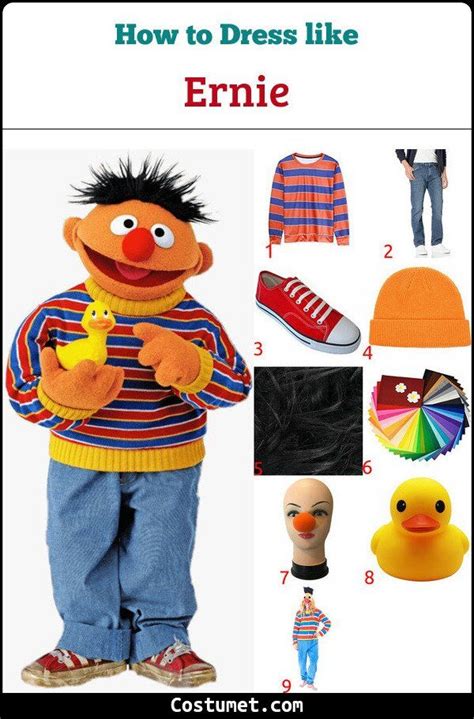 Bert & Ernie (Sesame Street) Costume for Cosplay & Halloween 2022 Trio ...