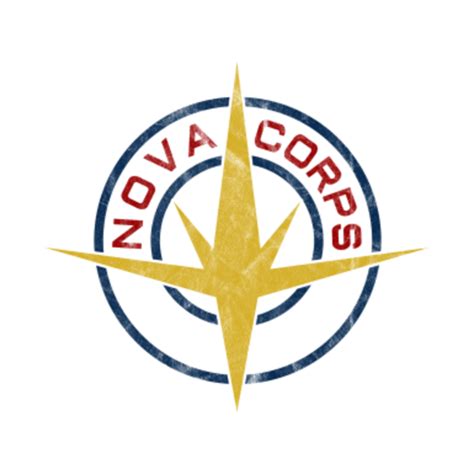 Nova Corps logo inspired by Captain Marvel - Nova Corps Mcu - T-Shirt | TeePublic