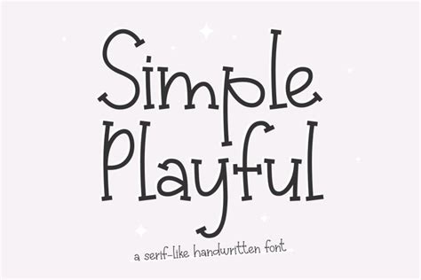 Simple Playful Font Free Download - FreeFontDL