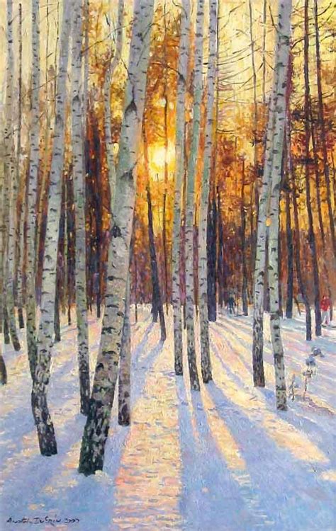 Birch Forest Painting at PaintingValley.com | Explore collection of Birch Forest Painting