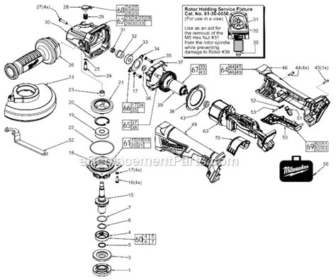 Milwaukee M18 Fuel Angle Grinder with Paddle Switch and Lock-Off | 2780-22 | eReplacementParts.com