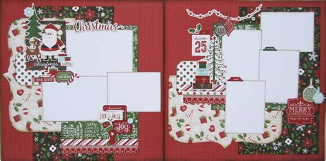 Christmas two page scrapbook layout using the Story of Christmas ...