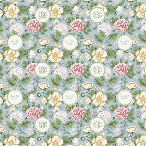 Vintage Floral Wrapping Paper Roll - Small (Personalized) - YouCustomizeIt