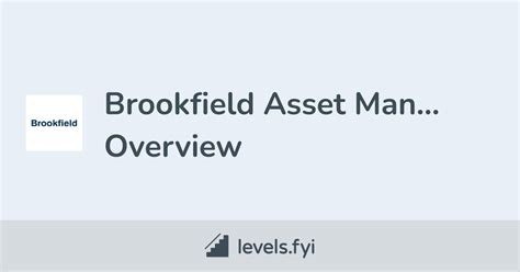 Brookfield Asset Management Careers | Levels.fyi