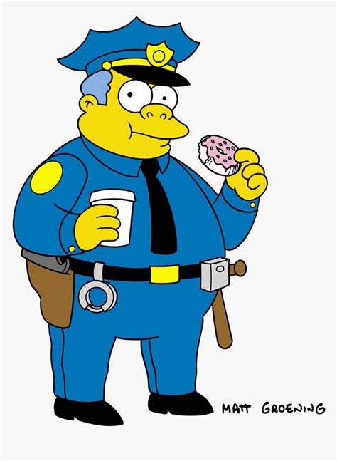 Chief Wiggum, HD Png Download , Transparent Png Image - PNGitem