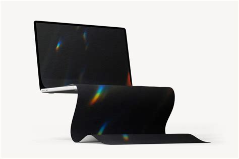 3D Laptop, black holographic screen | Premium Photo - rawpixel