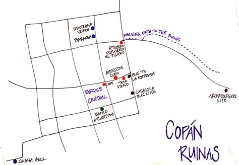 copan ruinas // map – Border Tramp