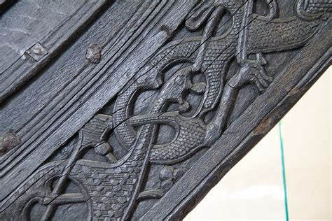 Oseberg Ship carvings | Viking art, Ship, Norway travel