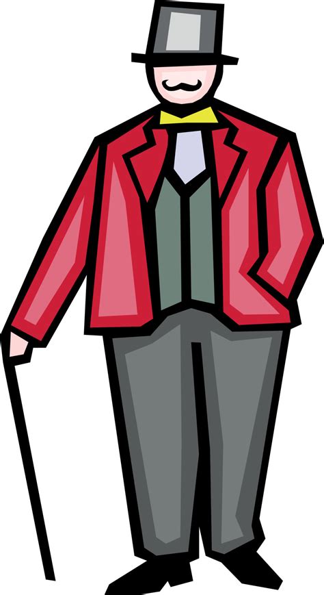 Cartoon character with a suit 6487788 Vector Art at Vecteezy