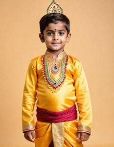 Krishna Fancy Dress Costume For Boys. Face Swap. Insert Your Face ID:941902