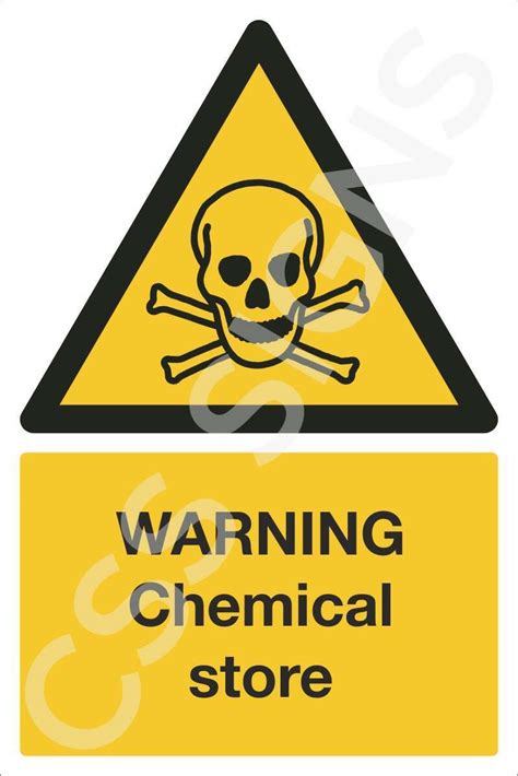 Warning Chemical Store Sign | Sign Shop Ireland | CSS Signs