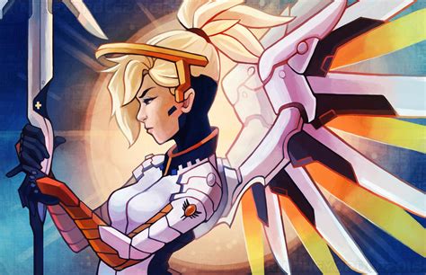 Mercy - Overwatch by RinTheYordle on DeviantArt