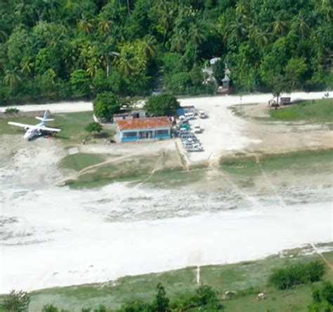 Construction work of brand-new airport in Jeremie, Haiti